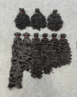 Extensions de Cheveux Humains Bruts 100% Naturels Non Traités, Bundles de Cheveux Remy, Boucles Birmanes et Indiennes, Cuticules Entièrement Alignées, Prix de Gros