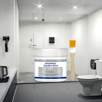 Scellant liquide imperméable transparent, revêtement imperméable invisible, agent de réparation des fuites, toits, salle de bain, cuisine, intérieur et extérieur