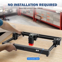 Graveur laser de bureau 5W 10W, machine de gravure et de découpe laser DIY pour le bois, le papier, le plastique, l'acrylique