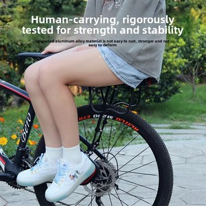 Portapacchi Posteriore per Bicicletta Resistente con Sgancio Rapido e Sedile per Trasporto Passeggeri, Portabagagli per Mountain <span class=keywords><strong>Bike</strong></span> - Product Image 2