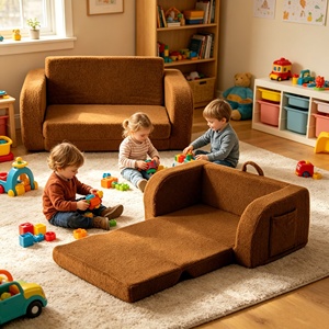 <span class=keywords><strong>Divano</strong></span> Pieghevole per Bambini di Lusso con Spugna Compressa, Sedia Reclinabile per Bambini da Salotto, Vendita Diretta dalla Fabbrica - Product Image 5