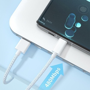 Cable tipo C <span class=keywords><strong>de</strong></span> 60W que teje carga rápida 1M 2M tipo C a tipo Cable <span class=keywords><strong>de</strong></span> carga Cables <span class=keywords><strong>de</strong></span> datos para teléfono inteligente - Product Image 5