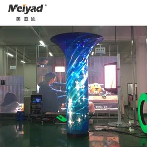 Écran LED flexible personnalisé P4 intérieur <span class=keywords><strong>Trompette</strong></span> Écran LED créatif - Product Image 6