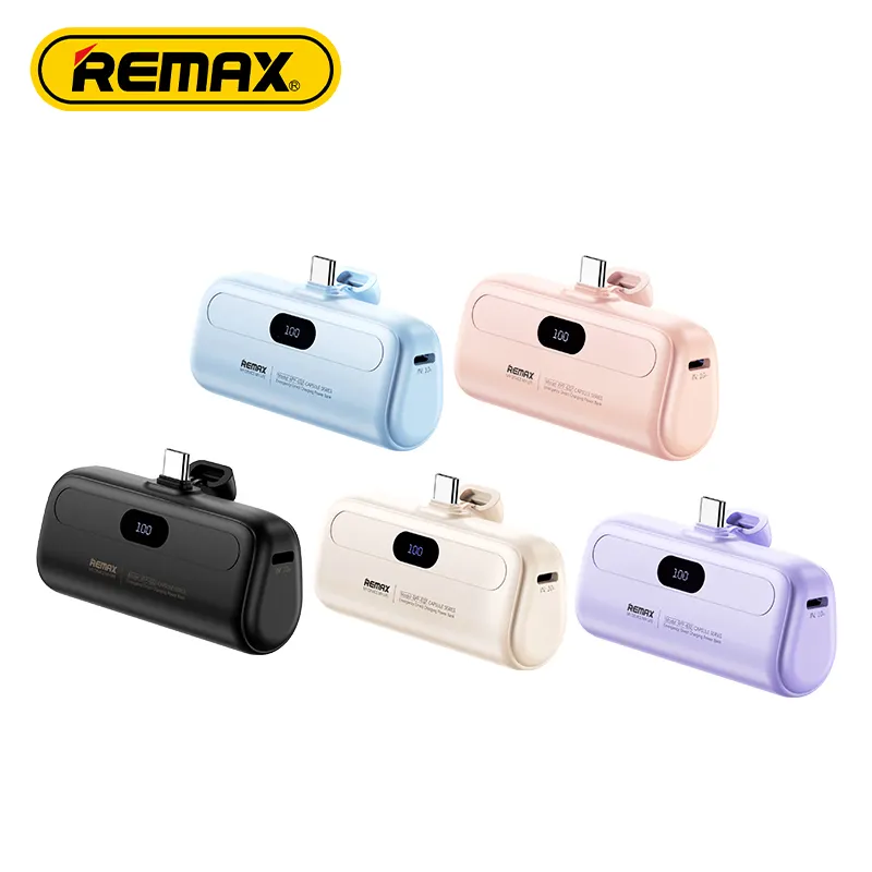 Remax Rpp-632 phổ giá rẻ Mini 2A Type-C khẩn cấp trực tiếp sạc ngân hàng điện 5000mAh xách tay Powerbank cho điện thoại thông minh