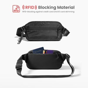 Ligero Casual Sling Crossbody Chest Shoulder Pack con bloqueo RFID para hombres y mujeres Bolsa de mensajero para hombres - Product Image 4
