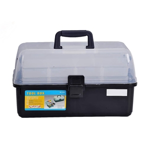 Wholesale Waterproof Hard Plastic Tool Case Portable Fishing Box Cantilever Chair Fish FISHING Accessories Case 3 Compartments