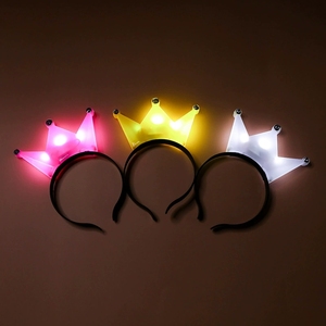 Serre-tête <span class=keywords><strong>Couronne</strong></span> Lumineuse avec LED Clignotantes pour Femme, Mariée, Mariage, Enterrement <span class=keywords><strong>de</strong></span> Vie <span class=keywords><strong>de</strong></span> Jeune Fille, Anniversaire, Accessoires et Décorations - Product Image 3