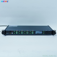 Système de microphone sans fil UHF 4 canaux AD4Q avec 4 micros portatifs KSM9
