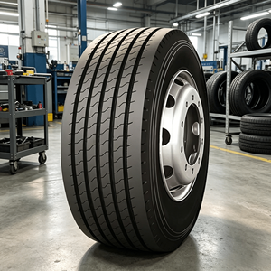 Neumático de Camión de Alto Rendimiento 385/65R22.5 Radial TBR, Direccional, para Remolque, Resistente al Desgaste, Disipador de Calor, Base Ancha, para Todas las Estaciones - Product Image 1
