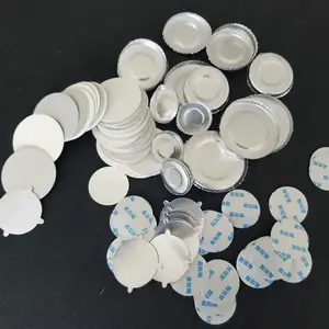 Yağlayıcı için özel logo ve boyut elektromanyetik indüksiyon sızdırmazlık kozmetik cam ve plastik şişe alüminyum folyo astar