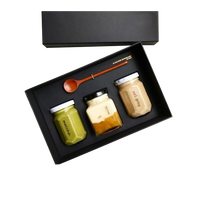 Pot boîtes d'emballage en carton pour bouteille de miel boîtes en verre de miel base caviar confiture pot de miel boîte d'emballage en papier