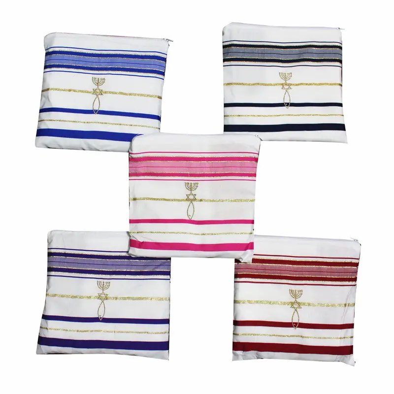 Еврейская молитвенная шаль, религиозная молитвенная шаль, шарфы, Израиль, Талит, утренняя молитвенная шаль 52x180 см, иудаизм
