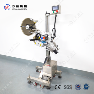 Seimi automático etiqueta plana superfície garrafa Labeler aplicador plástico rotulagem máquina - Product Image 3
