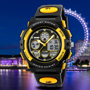 Montre-bracelet numérique <span class=keywords><strong>SKMEI</strong></span> <span class=keywords><strong>1163</strong></span>, multifonctionnelle, personnalisée, montre de sport pour homme, affichage numérique LED 12/24 heures, étanche 50 m, montres électroniques - Product Image 3
