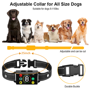 Pantalla a color Sonido Vibración E-Shock Smart Mini Automático Anti <span class=keywords><strong>Dog</strong></span> <span class=keywords><strong>Barking</strong></span> <span class=keywords><strong>Collar</strong></span> - Product Image 6