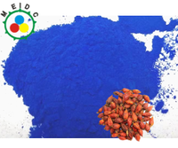 NYTR Natuurlijke Gardenia Blauw Pigment Hoge Stabiliteit Voedingsmiddelkwaliteit Poeder E30-100 Premium Bakkerij Zuivel Vloeibaar-Vast Vormaat Trommel Extractie