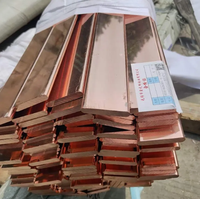 Barre plate en cuivre de haute pureté C11000 pour connexion d'armoires électriques