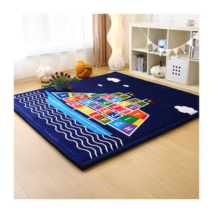 厚手のコーラルフリースメモリーフォームプリントベビープレイペンジムプレイマット日本の畳カーペット子供用 - Product Image 1