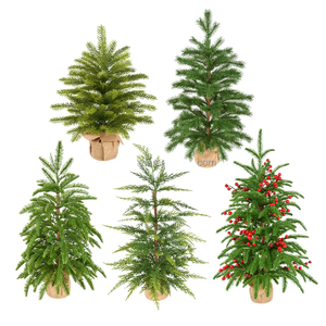 Wholesale 50-70cm <b>Mini</b> Cedar Artificial <b>Christmas</b> <b>Tree</b> Eco-Friendly Lightweight Custom Color China Supplier High Quality - Product Image 6