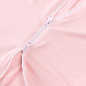 Double-zipper Bamboo Fabric Pajamas Romper Zipper Kids Pajamas Breathable Wholesale <strong>Clothing</strong> - Product Image 6