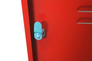 Metal TV <b>Stand</b> Cabinet Metal Colorful TV Storage 2 <b>Door</b> Red Cabinet Modern for Home Use Living Room Use - Product Image 6