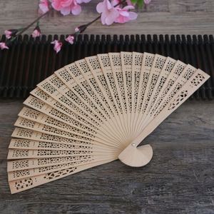 Abanico Plegable de Madera Grabado - Recuerdo Personalizado para Fiestas y Bodas, Decoración Portátil - Product Image 4