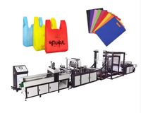 Machine automatique de fabrication de sacs d'épicerie non tissés avec servomoteur