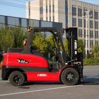 Chariot élévateur électrique certifié CE ISO 2 3 4 5 tonnes 2500 3000 kg, batterie au lithium, chariot élévateur à 4 roues pour la construction et l'agriculture
