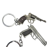 Porte-clés mousqueton en alliage de zinc Jedi Survival, modèle de pistolet à signal P92, pendentif revolver, simplicité moderne, étanche, tendance mode