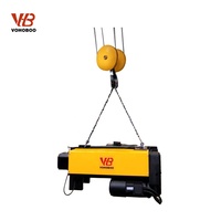Palans électriques à câble métallique de 5 tonnes, capacité 6 m, chariot mobile, télécommande, robuste, neuf, 380 V, pour levage industriel et commercial