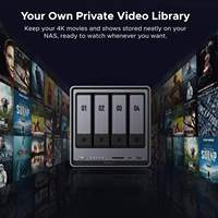 UGREEN NAS DXP4800 Pro, NAS de Escritorio de 4 Bahías, CPU Intel I3-1315U de 6 Núcleos, 8GB de RAM DDR5, 2.5GbE, M.2 NVMe, 4K HDMI, Almacenamiento Conectado a la Red