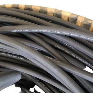 <span class=keywords><strong>Manguera</strong></span> de goma hidráulica directa de fábrica <span class=keywords><strong>Manguera</strong></span> de goma hidráulica trenzada de alambre de acero de dos capas para excavadora - Product Image 1