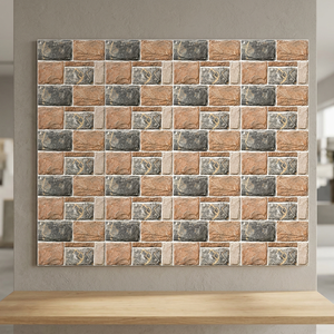 Foshan ลายนูนกระเบื้องดินเผาเคลือบด้าน25x37.5ซม. 250X375รูปแบบการยกระดับดีไซน์10x15เซรามิคตกแต่งผนัง - Product Image 4