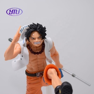 Produits les plus vendus 2025 Vente en gros OEM PVC Vinyle PU Figurines d'action Ace Toys Luffy <span class=keywords><strong>Manga</strong></span> Ace Figurine d'anime Sabo Chapeau de paille Pirates - Product Image 2