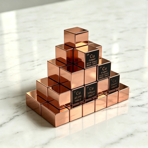 Laser Engraved Pure Copper <b>Cube</b> 1 Inch High Density Metal Element <b>Cube</b> for Periodic <b>Table</b> of Elements Collection DIY Gift - Product Image 3