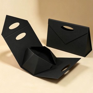 Boîte pliante de luxe personnalisée EVERWIN, boîte rigide en carton triangulaire, boîte cadeau magnétique, emballages pliables recyclables et réutilisables de qualité supérieure - Product Image 6