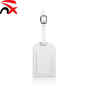 Porte-cartes de bord en cuir PU multicolore avec logo personnalisé, cordon de suspension, étiquette de bagage pour les vacances - Product Image 4