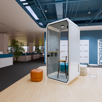 Cabine de repos individuelle pour bureau, insonorisation 30 dB, cabine vocale portable, espace de travail, boîte d'isolation téléphonique