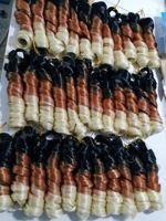 150g Crochet Braid Synthetic Hair Extensions Curly Braiding Hair Silky Loose Body Wave Pony Style Spiral Curl French Curls