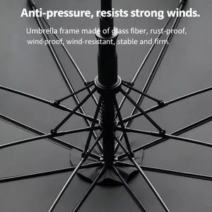 Luxury Straight Big Large Sport Custom logo Printing UV Golf <b>Umbrella</b> with Silver Handle - Product Image 3