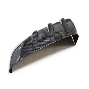 Fibre de carbone sèche pour <span class=keywords><strong>Honda</strong></span> pour <span class=keywords><strong>Civic</strong></span> 10th X 2016 + Car Door Rearview Mirror Shell Cap NEW Type Side Rear View Cover Stick - Product Image 5