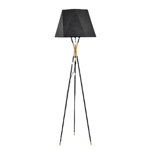 American-Style Minimalist LED Diamond-Shaped Fabric Floor Lamp Comfortable Living Room <b>Lighting</b> for Villas Hotels Manufacturers - Product Image 5