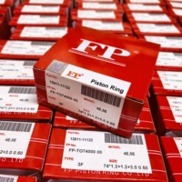 Nouvel anneau de piston pour 807 821 - Revêtement DLC/PVD standard, options personnalisées disponibles, marque FP 120038001100 91-09202-000