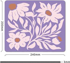 Alfombrilla de Ratón Ultra Densa con Base Gruesa, Diseño Estético Artístico, Multifuncional, para Uso Durante Todo el Día - Product Image 3