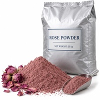 Poudre de jus de rose en vrac de qualité supérieure, marque privée OEM, soluble dans l'eau, poudre de pétales de rose 100% naturelle