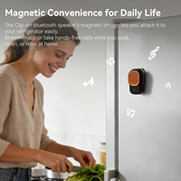 Haut-parleur de communication extérieur KUANGXIANG, haut-parleur extérieur à clipser, haut-parleur magnétique mains libres avec interconnexion TWS