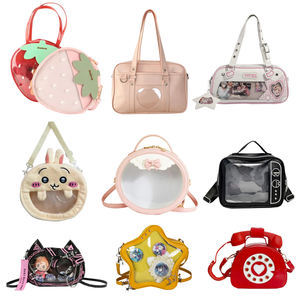 Borse alla moda a tracolla per donne giovani signore in puro colore Casual eleganti borse in pelle carina a tracolla Itabag - Product Image 1