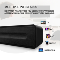2.1-Kanal-Soundbar mit 8-Zoll-Subwoofer 120W RMS Heimkino-Lautsprecher - Bluetooth 5.0 Touch-Steuerung für TV PC Telefon