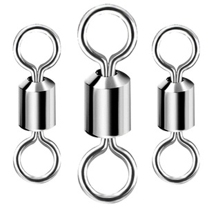 Aohu Stainless Steel <b>Snap</b> Swivel Fishing Tackle American Style Loop Pack #2 Angling Supplies Swivel And Eye Attachment - Product Image 4