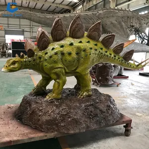 Expositor de estatua de golf INI, escultura de resina de dinosaurio de fibra de vidrio, modelo a la venta